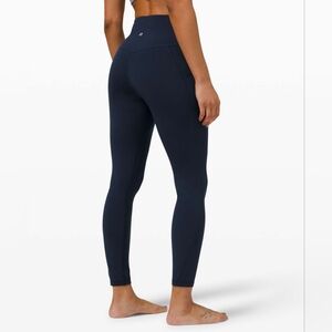 🍋 Lululemon Align High Rise Pant with Pockets 25" True Navy Size 8 2021